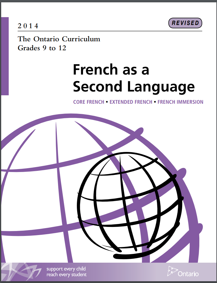 High School French Ontario Curriculum